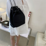 Dublin Silver Chain Bucket Bag — эффектная сумка в стиле городского шика