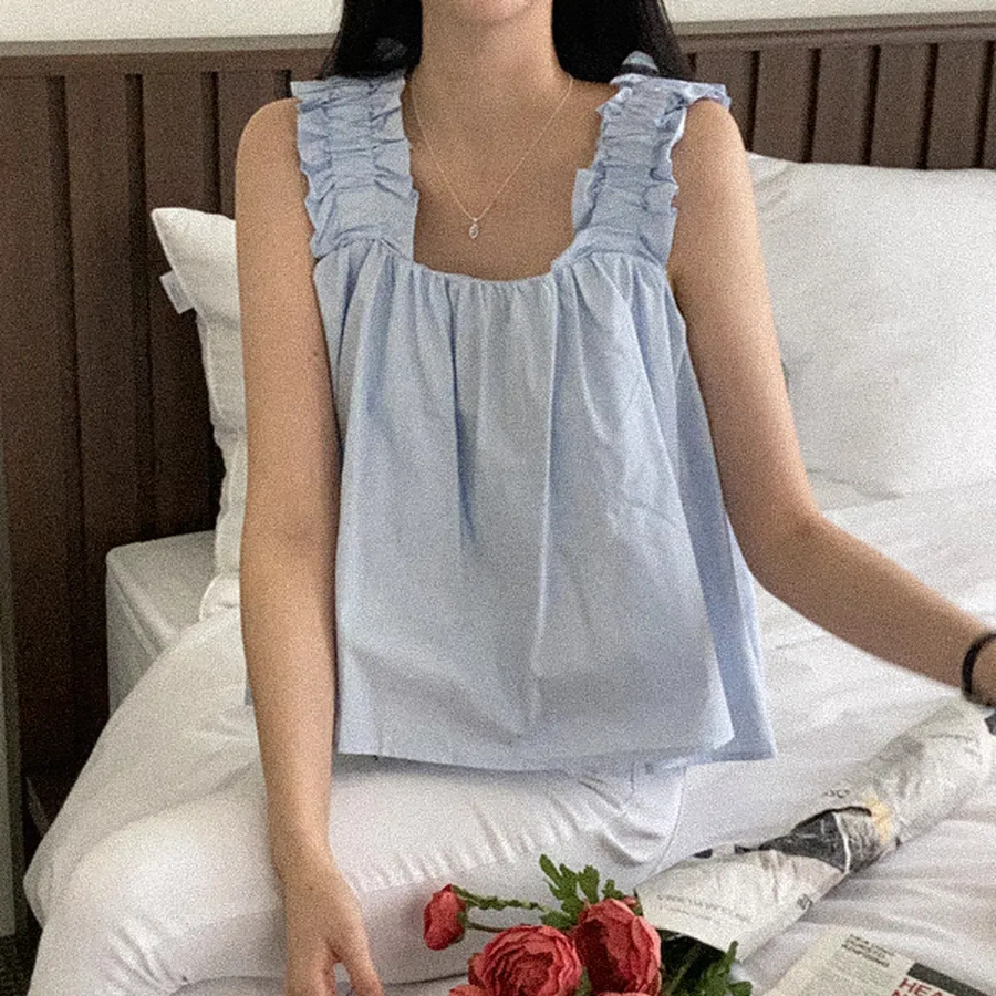 Moment – блузка Frill Banding Sleeveless Blouse