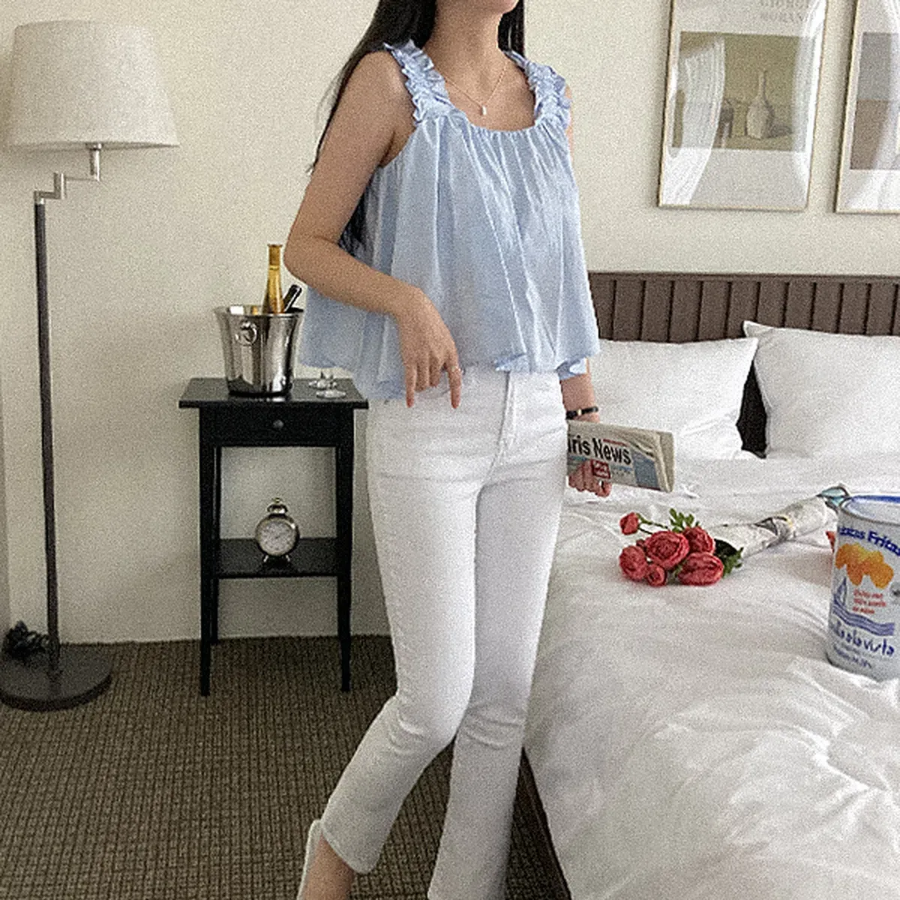 Moment – блузка Frill Banding Sleeveless Blouse