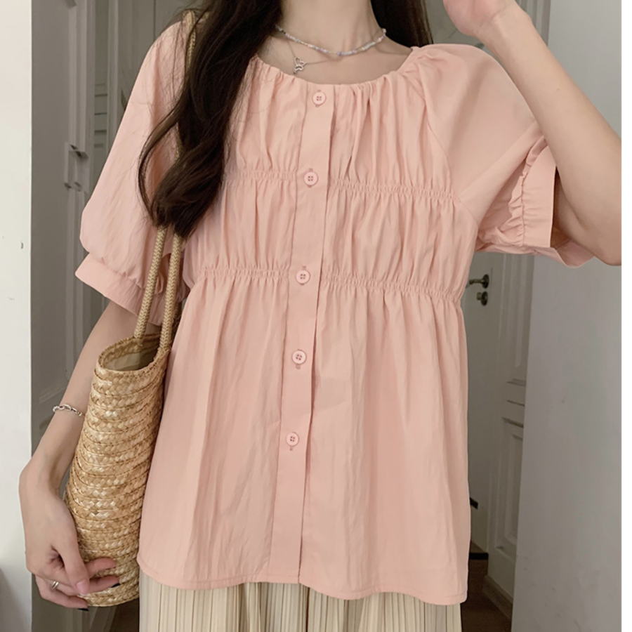 Blossom – блузка Shirring Short Sleeve Blouse