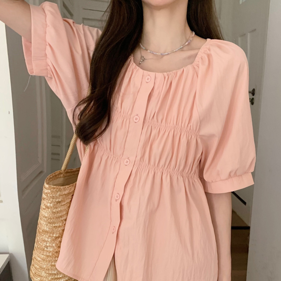 Blossom – блузка Shirring Short Sleeve Blouse