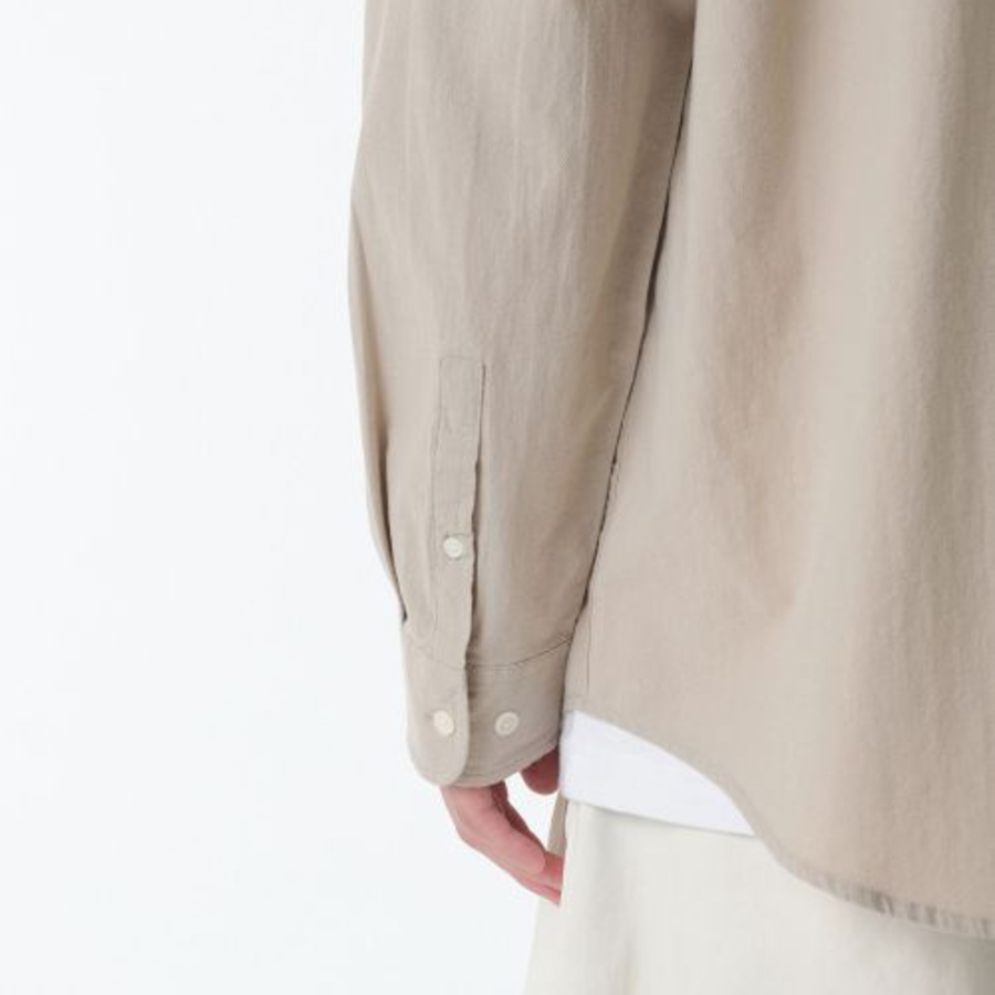 Relaxed Poplin Shirt [Ivory]