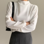 Elise – блузка Half Turtleneck Blouse