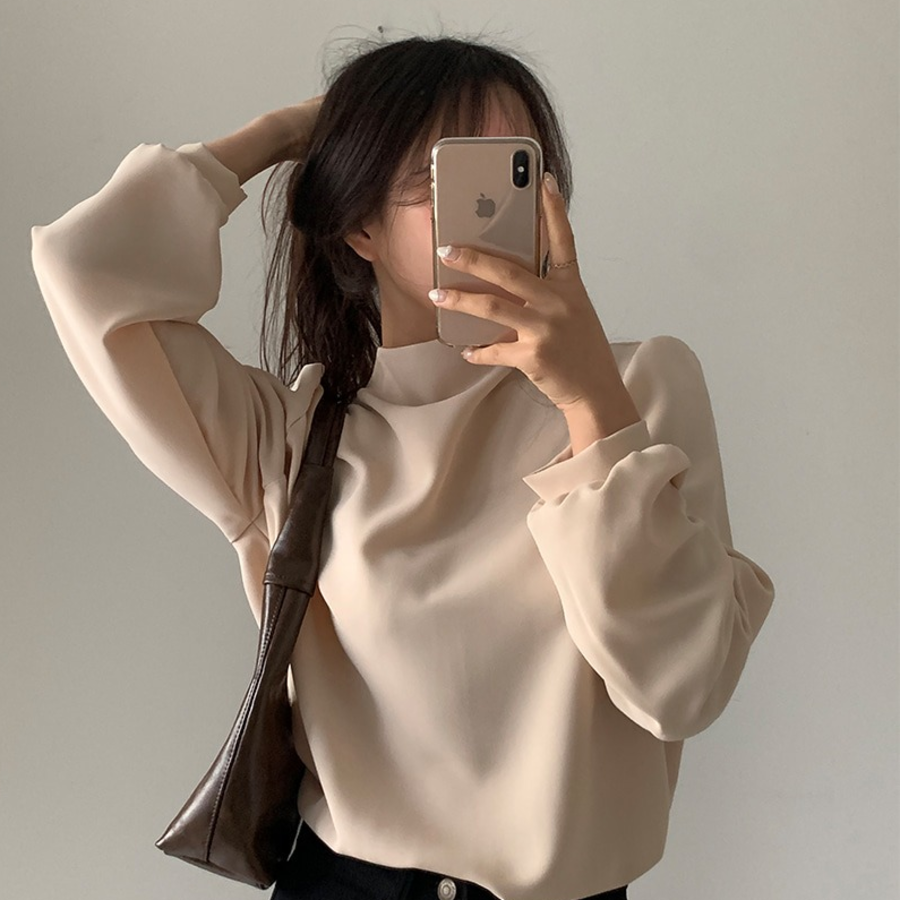 Elise – блузка Half Turtleneck Blouse