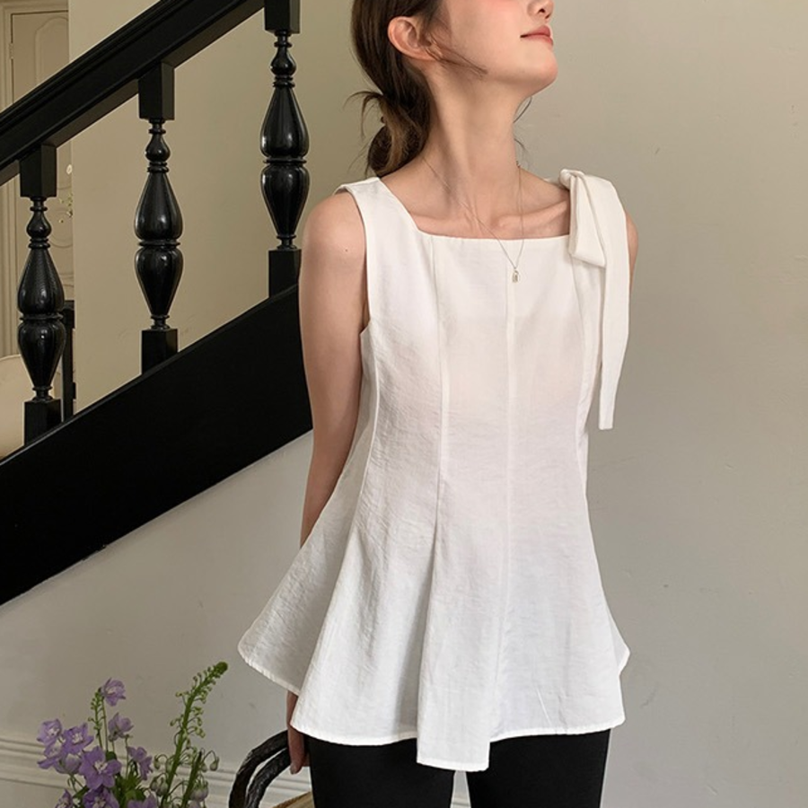 Ridy – блузка Ribbon Sleeveless A-Line Blouse