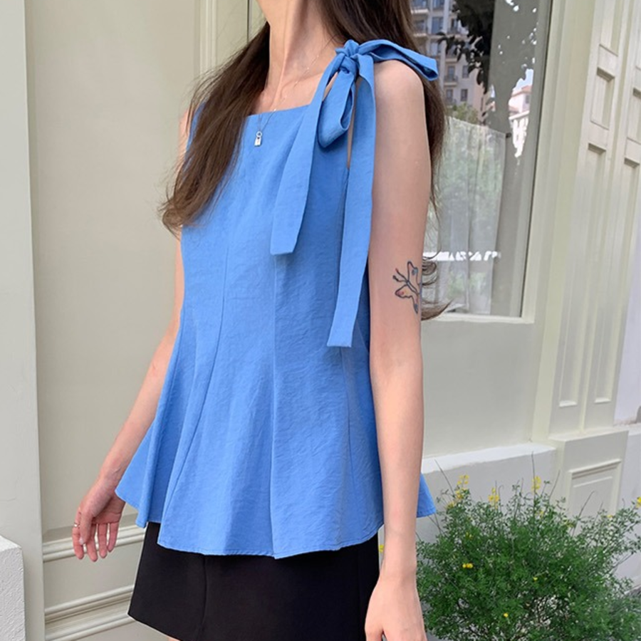 Ridy – блузка Ribbon Sleeveless A-Line Blouse