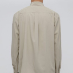 Relax Fit Silky Shirt [Light Beige]