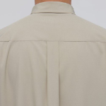Relax Fit Silky Shirt [Light Beige]