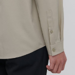 Relax Fit Silky Shirt [Light Beige]