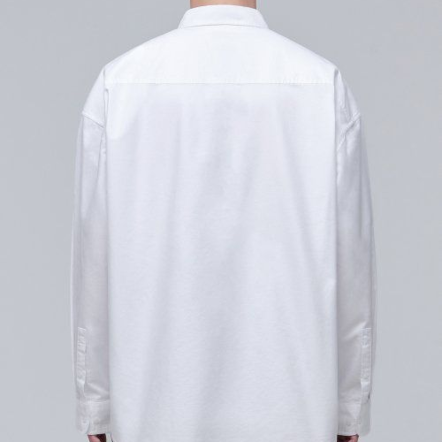 Oversized Oxford Shirt [White]