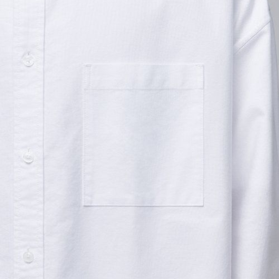 Oversized Oxford Shirt [White]