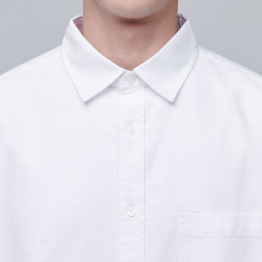 Oversized Oxford Shirt [White]
