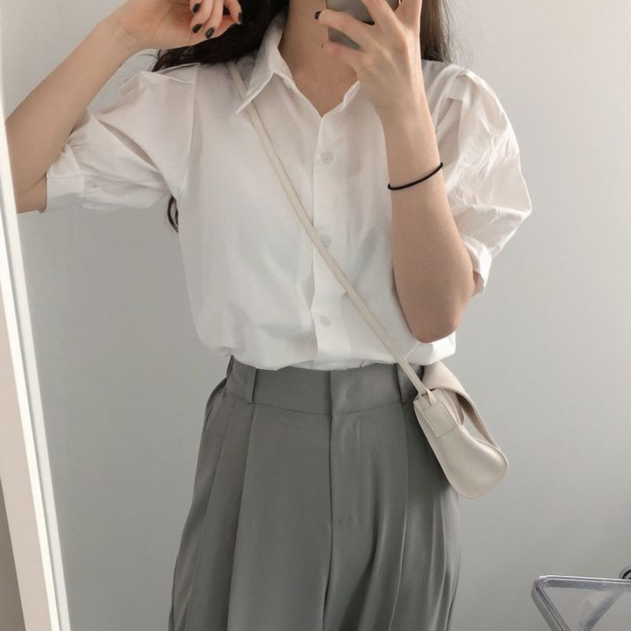 Tena – блузка Pintuck Short Sleeve Blouse