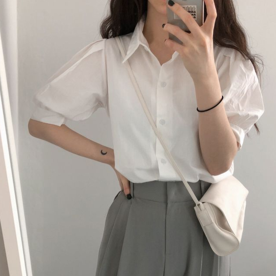 Tena – блузка Pintuck Short Sleeve Blouse