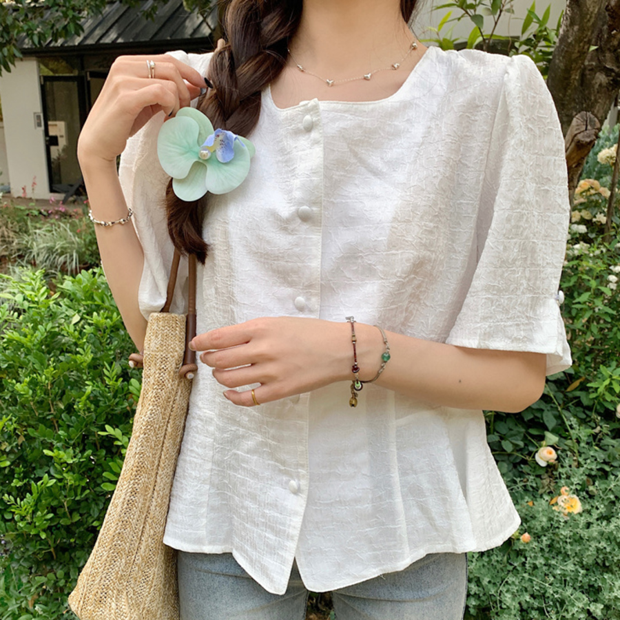 Swan – блузка Square Short Sleeve Blouse