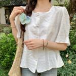 Swan – блузка Square Short Sleeve Blouse