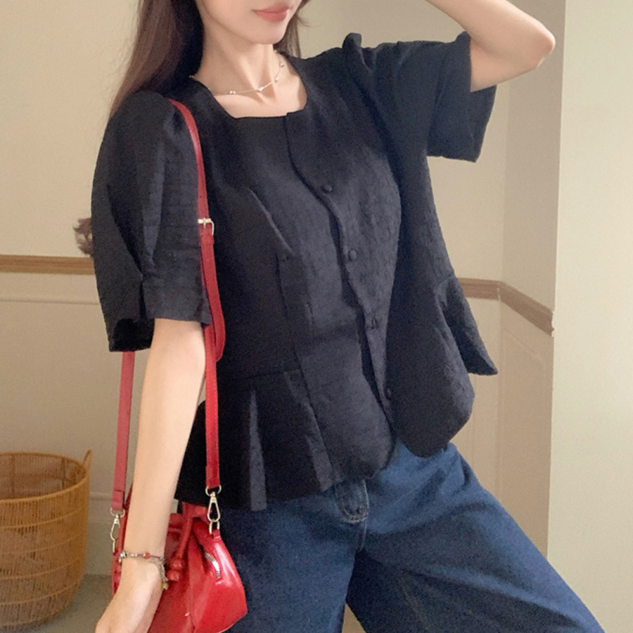 Swan – блузка Square Short Sleeve Blouse