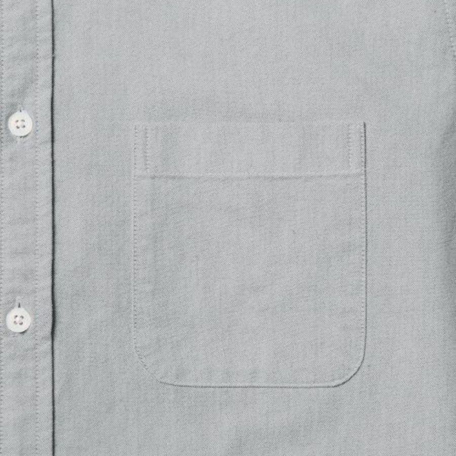 Basic Oxford Shirt [Gray]