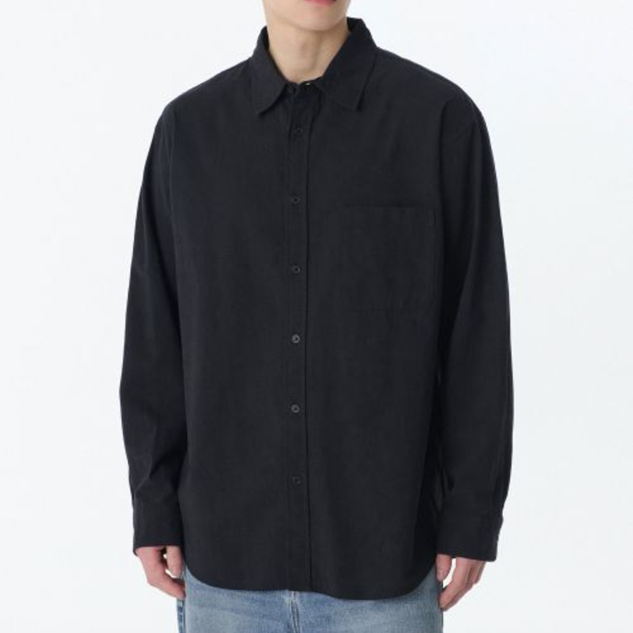 Relaxed Natural Touch Shirt [Black]