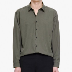 Relaxed Fit Silky Shirt [Khaki]