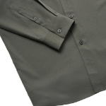 Relaxed Fit Silky Shirt [Khaki]