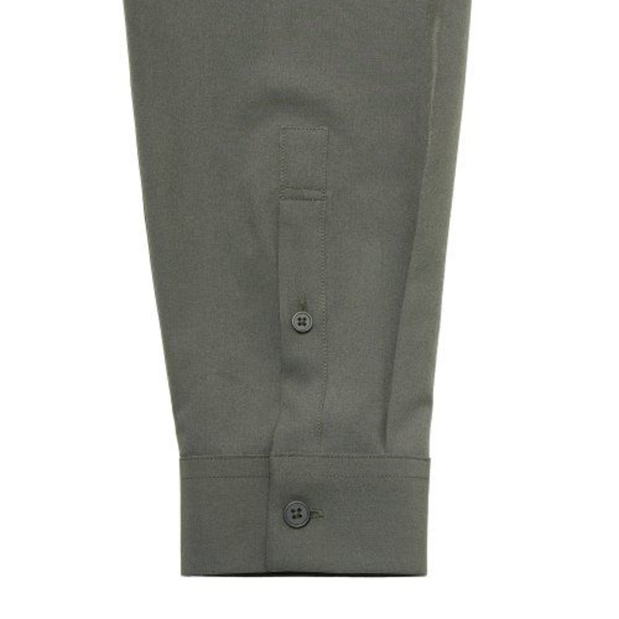 Relaxed Fit Silky Shirt [Khaki]