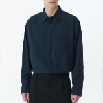 Relaxed Natural Touch Shirt [Navy]