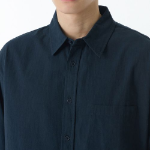 Relaxed Natural Touch Shirt [Navy]
