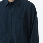 Relaxed Natural Touch Shirt [Navy]