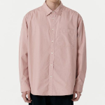 Relaxed Washed Poplin Shirt [Desert Pink]