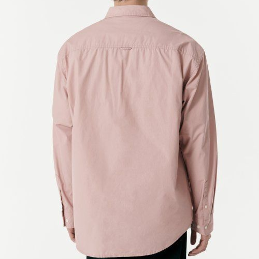 Relaxed Washed Poplin Shirt [Desert Pink]