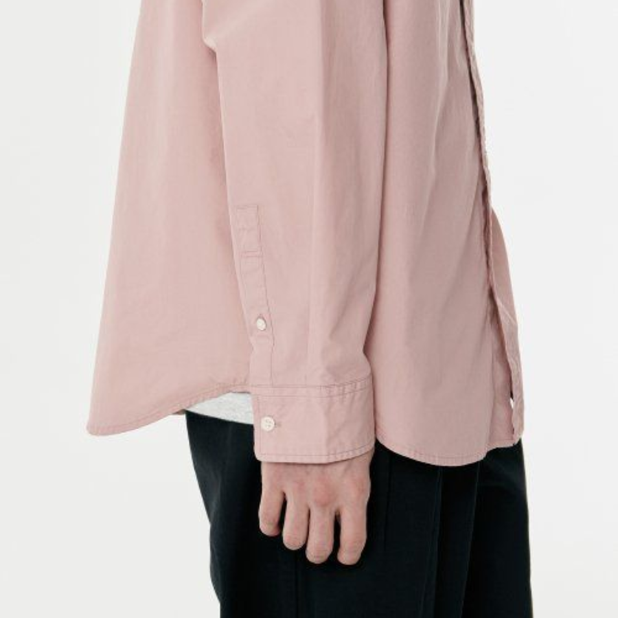 Relaxed Washed Poplin Shirt [Desert Pink]