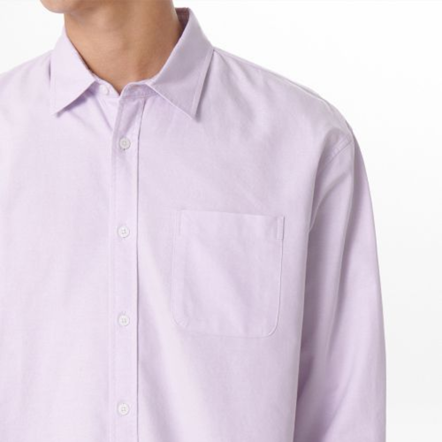 Relaxed Fit Oxford Shirt [Violet]