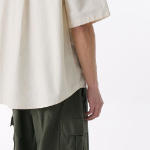 Oversized Oxford Short Sleeve Shirt [Cream]