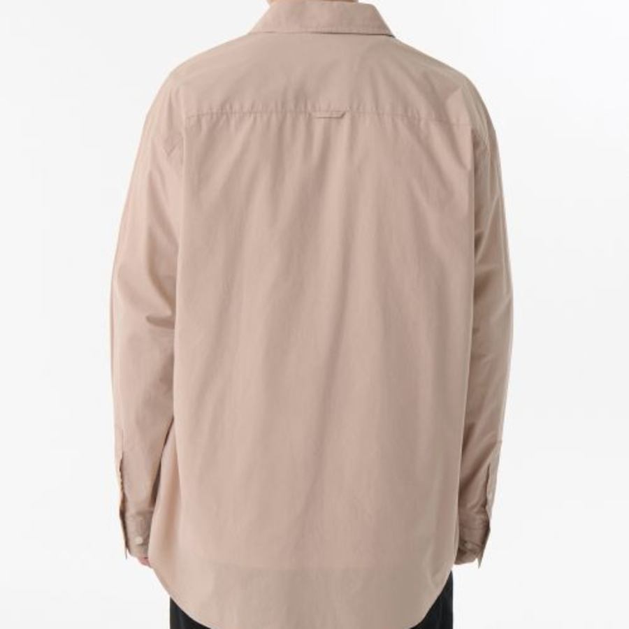 Relaxed Soft Poplin Shirt [Desert Pink]