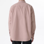 Oversized Washed Poplin Shirt [Desert Pink]