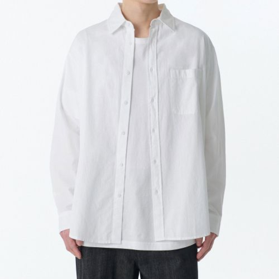 Relaxed Natural Touch Shirt [White]