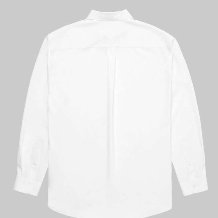 Relaxed Fit Silky Shirt [White]