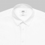 Relaxed Fit Silky Shirt [White]