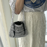 Silver Metal Crochet Mini Bag Set — стильный акцент для летних образов