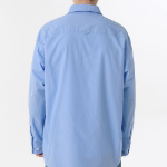 Relaxed Soft Poplin Shirt [Socks Blue]