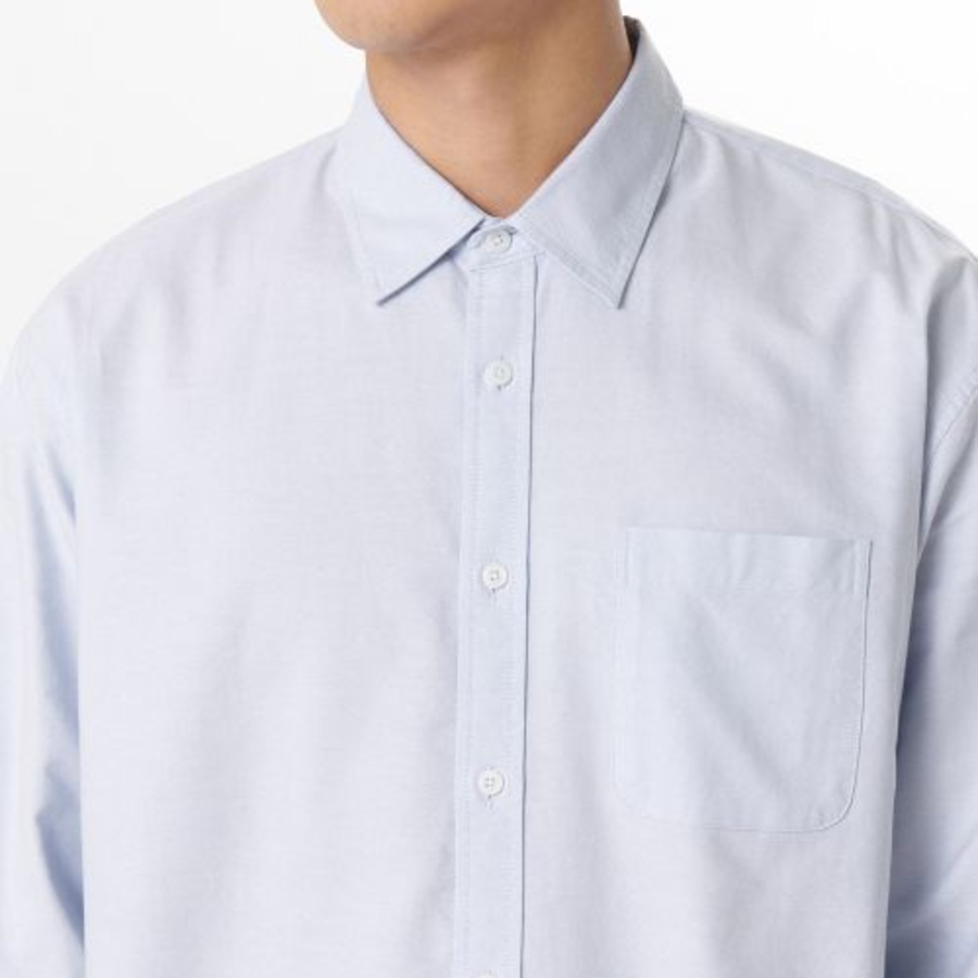 Relaxed Fit Oxford Shirt [Sky Blue]