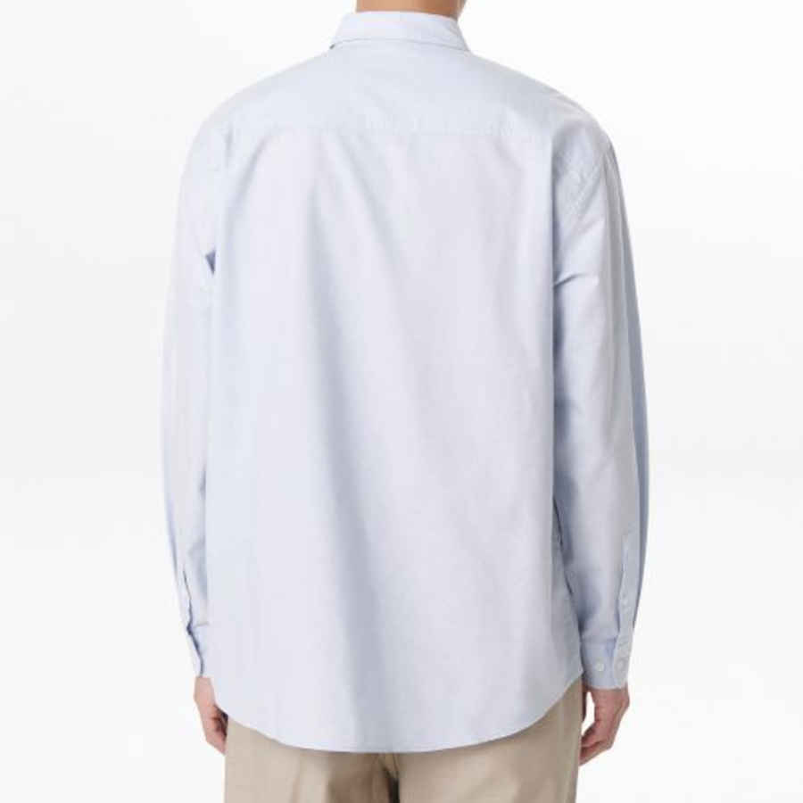 Relaxed Fit Oxford Shirt [Sky Blue]