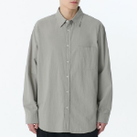 Relaxed Natural Touch Shirt [Light Warm Grey]