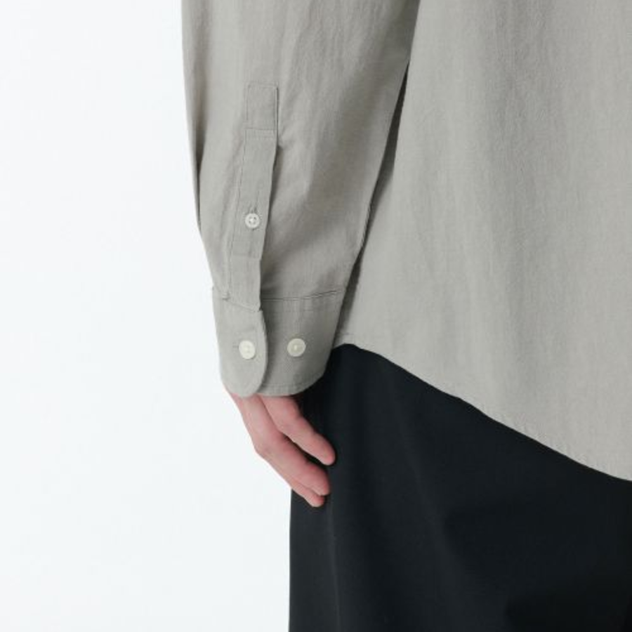 Relaxed Natural Touch Shirt [Light Warm Grey]