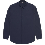 Relaxed Fit Silky Shirt [Dark Navy]