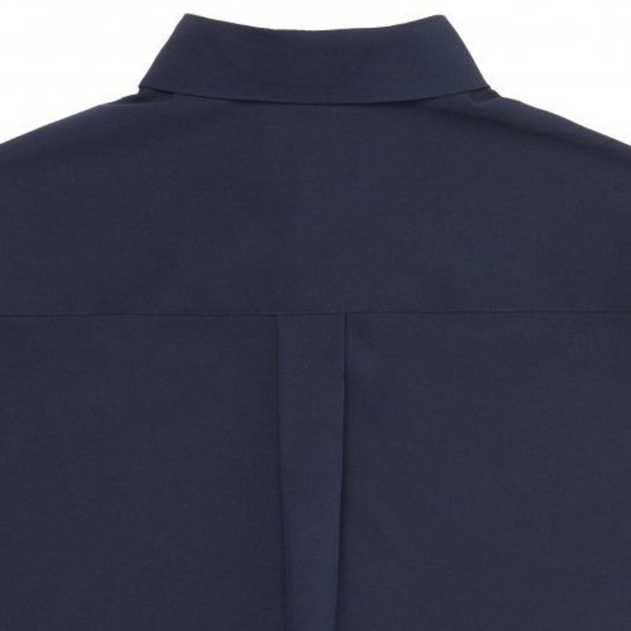 Relaxed Fit Silky Shirt [Dark Navy]