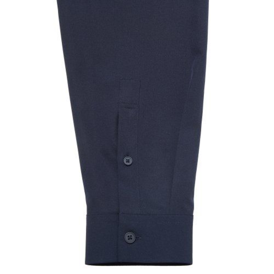 Relaxed Fit Silky Shirt [Dark Navy]