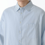 Relaxed Natural Touch Shirt [Sky Blue]