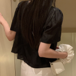 Cherry Blossom Layered Bustier Blouse Set